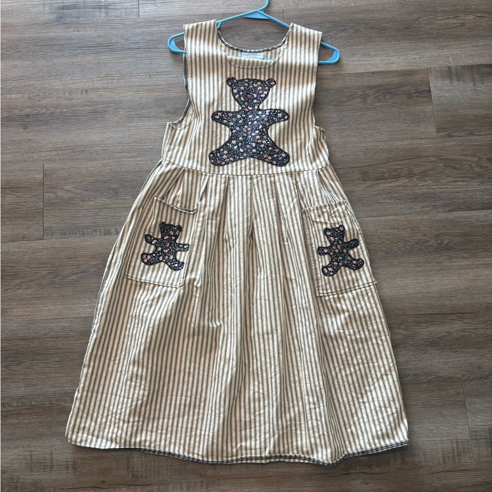 Vintage OOAK Pinafore Patchwork Dress Sz XS/S